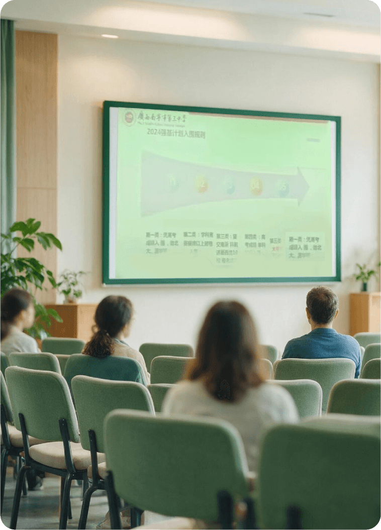 中高考升学政策公益讲座现场